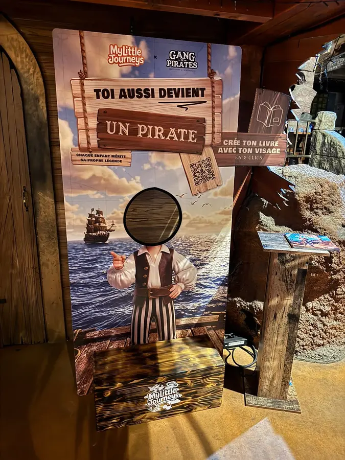 Stand photo personnalisé Gang des Pirates MyLittleJourneys