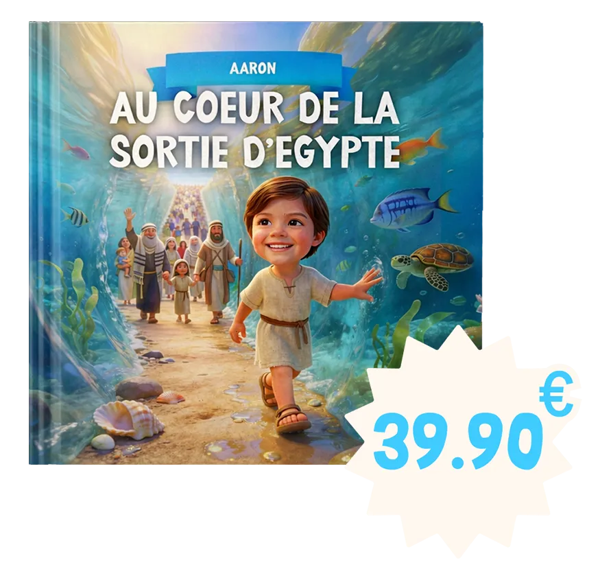 Livre personnalisé ouvert